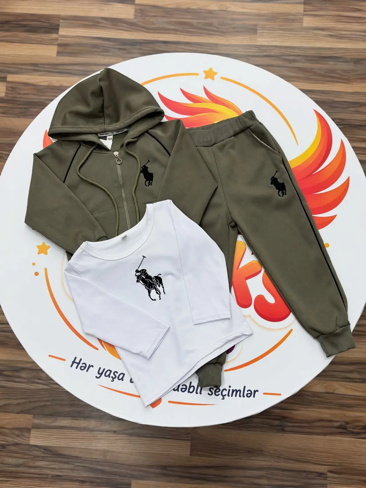 3-piece polo set