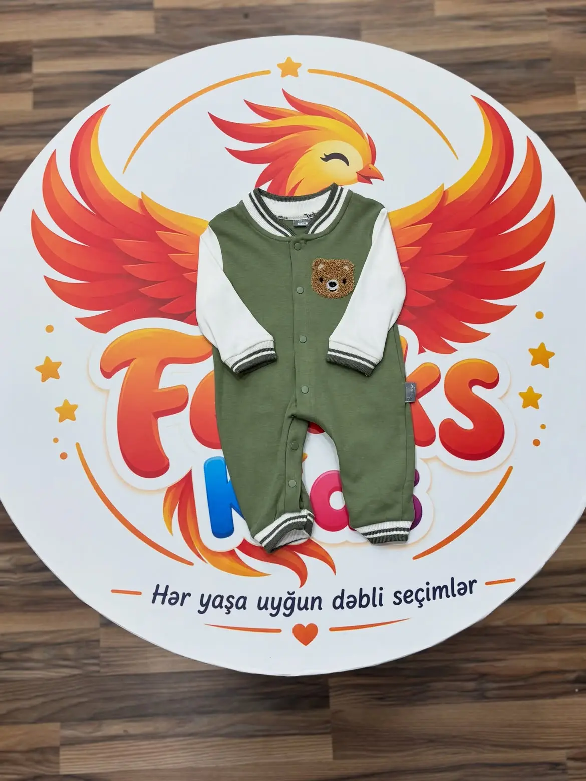 yaşıl ayılı tulum